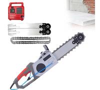 Electric Concrete Saw, Handheld Concrete Chainsaw Wall Cutter Machine 6800w 6000 RPM, 14 in (35 Cm) Or 19 in (48 Cm) Depth, 360° Flexible Cutting for Reinforced Conc-rete Stone(2+2,480mm)