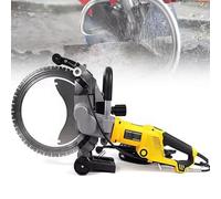 Electric Concrete Saw with 5000W Rated Power, 8000W Peak Power, 290mm Cut Depth, Wall Cutting Machine, Water Fed Dust Suppression, Heavy Duty Toroidal Cutter
