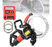 Electric Concrete Saw with Water Fed Dust Suppression for Efficient Cutting on Granite, Reinforced Concrete, Marble, and Bricks in Building Sites