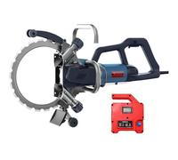 Electric Concrete Saw with Water Pump for Wet Cutting and Portable Construction Tasks