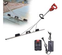 Electric Concrete Screed Finishing Tool with Vibratory Motor, Cordless Power Machine for Efficient Cement Finishing - Vibrating Screed Kit for Professional Use