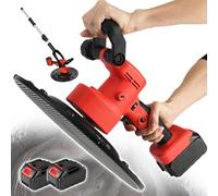 Electric Concrete Trowel Machine, Wall Smoothing Polishing Machine, Multi-Function Sander Grinder for Plastering, 1680W Power