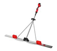 Electric Concrete Vibrating Tool Power Concrete Screed Vibratory,Power Concretes Vibrators for Achieve Smooth Cement Finishing 3000-6000 RPM with 6000MA Battery Life 3 Hours 48V 60W