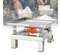 Electric Concrete Vibration Table, 13.78 X 13.78" Small Vibrating Test Bench, 110V/220V Stainless Steel Compactor Platform, for Laboratory Warehouse Workshop,110V