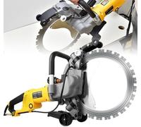 Electric Concrete Wall Cutting Machine, 5000W Groove Cutting Slotter Tool, Ring Saw for Stone and Iron, Heavy Duty, Efficient Cutting for Construction and Renovation