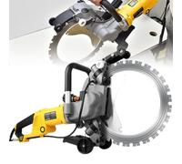 Electric Concrete Wall Cutting Machine, 5000W Ring Saw for Stone and Iron, Groove Cutting Slotter Tool