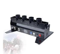 Electric Confetti Blaster, 4-Shot Confetti Cannon for Events, Remote Controlled Colorful Confetti Machine for Stage Shows, Festivals, and Parties