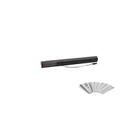 Electric Confetti Cannon 50cm White/Silver