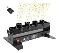 Electric Confetti Cannon with DMX Remote Control for Professional DJ Stage Effects at Parties and Weddings