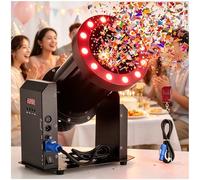 Electric Confetti Machine, 1500W Confetti Cannon with Manual & Remote Control for Wedding, Christmas, Party, Event, Show, Stage, Nightclub