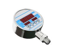 Electric Contact Pressure Gauge Measuring Water Oil Sensor NO NC Output 24VDC Upper and Lower Limit Control Witch(Npt1-2,0-60bar)