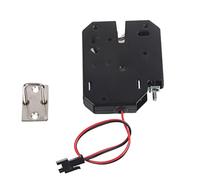 Electric Control Lock, DC 12V 2A Cabinet Drawer Lockers Switch Carbon Steel Electric Door Control Latch Hidden DIY Lock for Counter