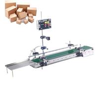 Electric Conveyor Belt 90cm for Technology Production, Small Desktop Cargo Lane with Anti-Runaway Guide Strip, 400mm Height, 10cm/s Speed for Friction Experiments