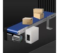 Electric Conveyor Cargo Lane, Desktop Conveyor Belt with Adjustable Speed & Tension for Industrial Transport, Packaging, Processing