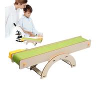 Electric Conveyor Model Kit - Assembled Model Toy Kit, Wooden Material Toys, Interactive Preschool Learning Toy, Safe Design, Production Set