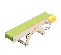 Electric Conveyor Model Kit - Assembled Scientific Experiment Kit, Educational STEM Set for Elementary School for Boys and Girls, DIY Technology Project Portable Lightweight