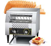 Electric Conveyor Toaster for Restaurant Cafe Shops, Toasts 600 Slices per Hour, Stainless Steel Toast Maker