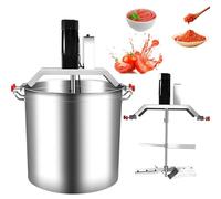 Electric Cooking Machine & Jam Blender with Adjustable Speed, 4-Blade Mixing Scraper, Stainless Steel Pot for Sauce, Soup, Porridge