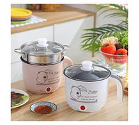 Electric Cooking Machine Mini Rice Cooker Hot Pot Double Layer | Electric Cooking Machine for Steaming and Boiling, Ideal for Quick Meals at Home or on the Go