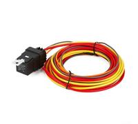 Electric Cooling Fan Wiring Relay Kit with Waterproof Switch for Heavy Duty Applications in 12V Systems