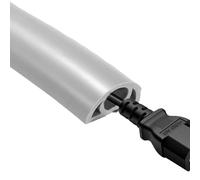 Electric Cord Covers for Floor,PVC Flexible Wire Duct, Flame-Retardant Cable Protector Floor | Self-adhesive Cord Safety Guard for Household Cable Management, Home Office or Outdoor Settings
