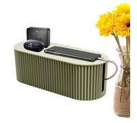 Electric Cord Organizer - Desktop Wire Holder, Cable Management Box | 11.81x5.12x4.33 Inch, Motorized Belt Hider, Over Voltage Storage, Large Configuration
