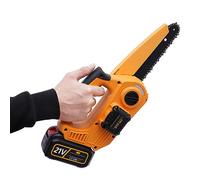 Electric Cordless Chainsaw, Brushless Mini Handheld Chainsaw, Rechargeable Battery Powered, for Wood Cutting, Garden Pruning, Tree Pruning, Shrub Pruning, DIY Crafts