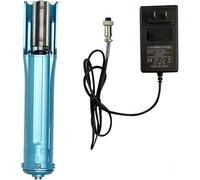 Electric Cordless Fish Scaler Remover, Portable Fish Descaler Tool, Waterproof Fishes Scale Stainless Steel Scraper, with Blade Protection Cover, Speed 5000 RPM(Light Blue)