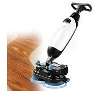 Electric Cordless Floor Scrubber Machine, Walk Behind Design with Dual Tanks, 43cm Cleaning Width, 36V Battery for Large Commercial Spaces