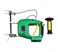 Electric Cordless HoneyB-ee Remover Shaker, Powered B-ee Comb Shaking Tool, 9 Levels 600-2000bpm Variable Frequency, For Apiary Farm Pasture B-eekeeping Collection Work(Green,1*Battery)