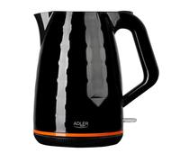 Electric Cordless Kettle Jug 1.7L 2200W Glam Diamond Design Auto Shut Off Black