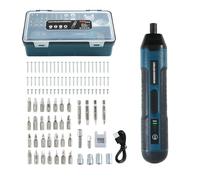 Electric Cordless Screwdriver 105 in 1, 3.6V Rechargeable Mini Electric Cordless Screwdriver with 4-Gear Torque and LED Light, 5N.m Max Torque, Ideal for Daily and Light Industrial Use