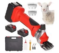 Electric Cordless Sheep Shears 550W 2800RPM | With 2 Batteries and Alloy Steel Blades(9 Tooth+2 Batteries)