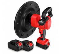 Electric Cordless Trowel Machine, Handheld Wall Smoothing Machine | Adjustable 1-6 Speed Plaster, 40-300r/min, 40-300 RPM Adjustable Speed, for Effortless Concrete Application and Mortar Mixing