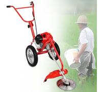 Electric Cordless Weed Wacker,Portable Lightweight Brush Cutter Trimmer, Working Tools Portable Weeding Machine Hand-Push Weeder Grass Trimmer, JYLSSKUK