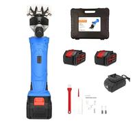 Electric Cordless Wool Clipper, 500W Electric Equine Shears, Heavy Duty Horse Grooming Clippers with 2 Batteries, for Shaving Fur Wool in Sheep, Goat, Cattle, and Other Farm Livestock