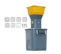 Electric Corn Grinder 30L/45L, High Efficiency 1300W Feed Mill with 7 Sieves, Detachable Hopper for Farm Animal Feed & Flour Grinding(30L)