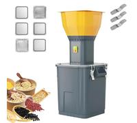 Electric Corn Grinder, Commercial Feed Mill Dry Corn Cereals Wheat Milling Machine with Detachable Hopper & 7 Sieves, Dust-Free for Home and Farm Use