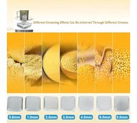 Electric Corn Grinder Mill 12Gal 1300W, Grain Feed Grinder with 7 Sizes Sieves, High Gear 19000RPM Flour Mill for Home Farm Kitchen(45L)