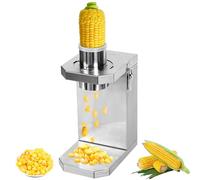 Electric Corn Kernel Remover, Detachable Corn Cutting Machine with Serrated Blade, 6.5 cm/2.5in Feed Opening Diameter, Commercial Electric Kitchen Appliance for Fres/Cooked Corn