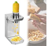Electric Corn Kerneler Machine, Automatic Stainless Steel Cutter for Fresh & Cooked Corn, Commercial Serrated Blade Kernel Remover, Easy to Use