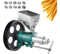 Electric Corn Puffed Food Extruder 25-50 kg/hour Puffing Machine with 10 Molds for Rice & Corn Snack Making