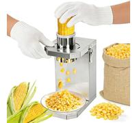 Electric Corn Sheller, 40W Corn Cutter with 6.5cm Chute, High Threshing Rate Kernel Stripper for Fresh & Cooked Corn, for Home & Commercial Use