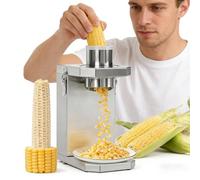 Electric Corn Sheller Commercial Corn Thresher Machine, Stainless Steel Corn Peeler Cob Stripper for Home & Farm Use, 220V