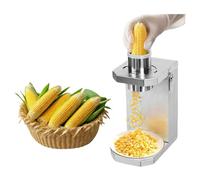 Electric Corn Sheller Machine, 1000-1500KG/H High Capacity, 6.5cm Feed Inlet for Raw & Cooked Corn, Fast Complete Undamaged Threshing