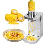 Electric Corn Sheller Machine, Professional Automatic Sheller with Stainless Steel, Commercial 110V