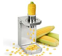Electric Corn Stripper Machine, Stainless Steel Kernel Remover with 6.5cm Chute, Quick Threshing for Raw & Cooked Corn - Ideal for Home and Restaurant Use