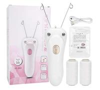 Electric Cotton Thread Epilator, USB Charging Facial Body Hair Removal Machine Device, Physical Threading Hair Remover for Women(Golden)