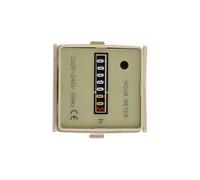 Electric Counter Hour Meter 0-99999H59M for Berm Industrial Timer AC 220-240V High Accuracy ±0.01 Stable Performance for Machinery