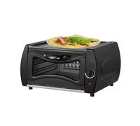 Electric Countertop Oven, Pizza Maker & Toaster Oven - Versatile Multi-Use with Adjustable Temperature for Baking, Roasting, Griddling - Easy Clean for Home Kitchen